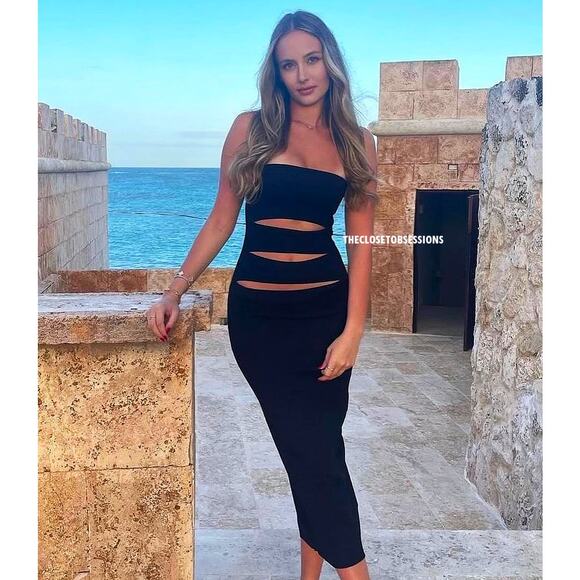 ZARA BLOGGER FAVE!!! Fitted Midi Dress NWT LAST ONE!!! - Picture 9 of 16